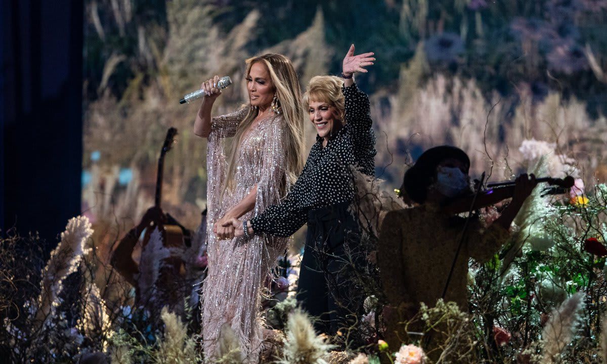 Vax Live concert at SoFi Stadium on Sun 5/2 with Foo Fighters, Brian Johnson, Jennifer Lopez, H.E.R., J. Balvin, David Letterman, Selena Gomez, Kevin Frazier