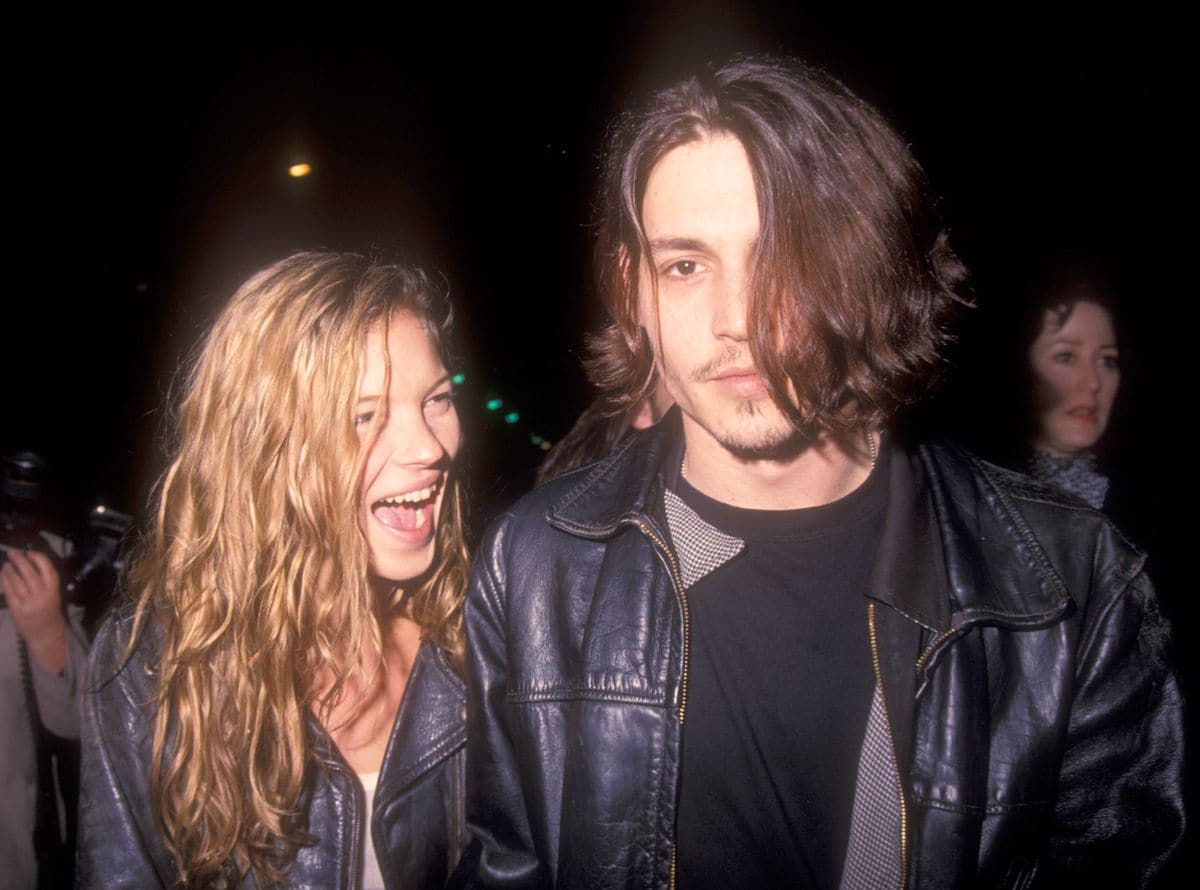 Kate Moss and Johnny Depp dated for four years