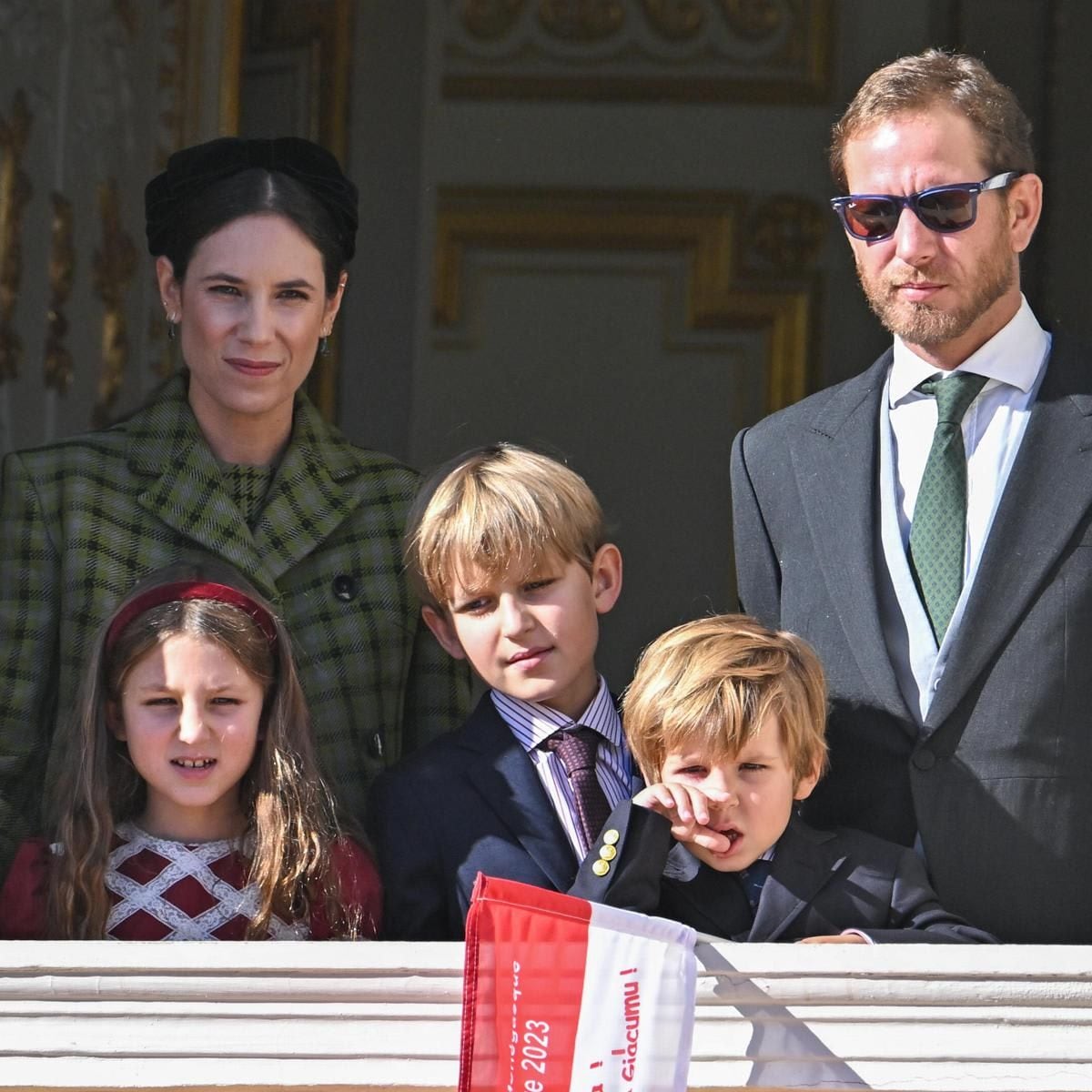 Caroline's eldest son Andrea Casiraghi shares daughter India and sons Sacha and Maximilian with his wife Tatiana.