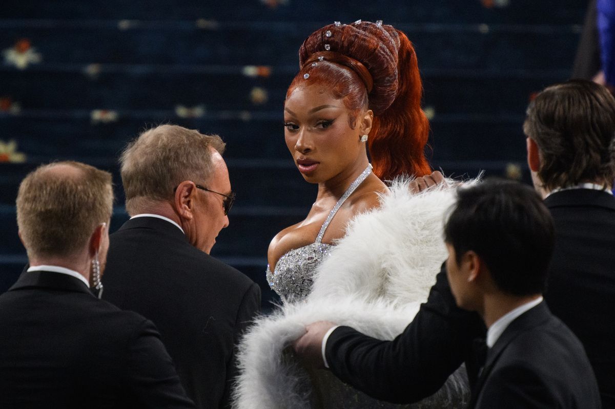 Meghan Thee Stallion attends the 2025 Met Gala 