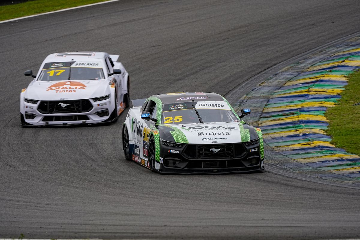 Tatiana Calderon competing during the 3rd round of the 2026 Nascar Brasil season, at Jose Carlos Pace International Racetrack in May