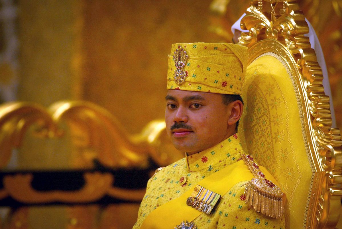 Prince Abdul Malik and Pengiran Raabi'atul Adawiyyah married in April 2015 during an elaborate royal celebration in Brunei.