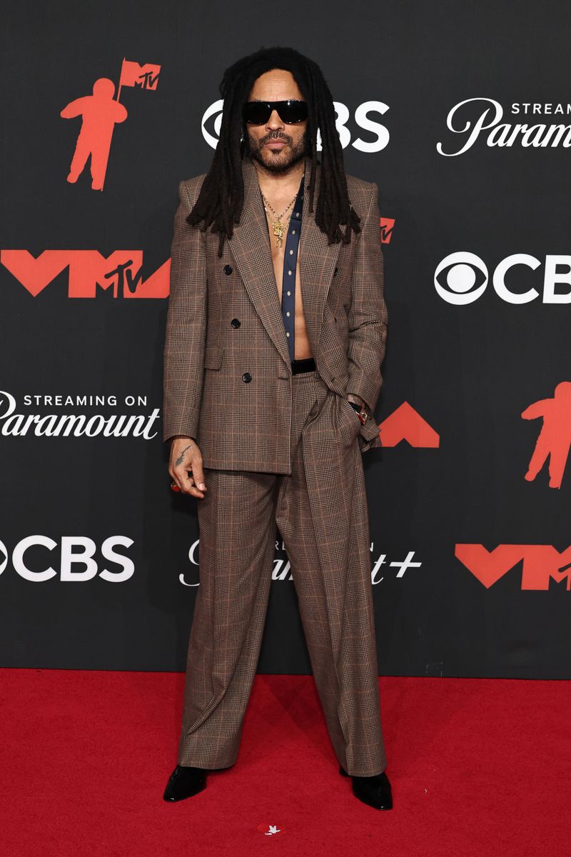 Lenny Kravitz attends the 2025 MTV Video Music Awards 