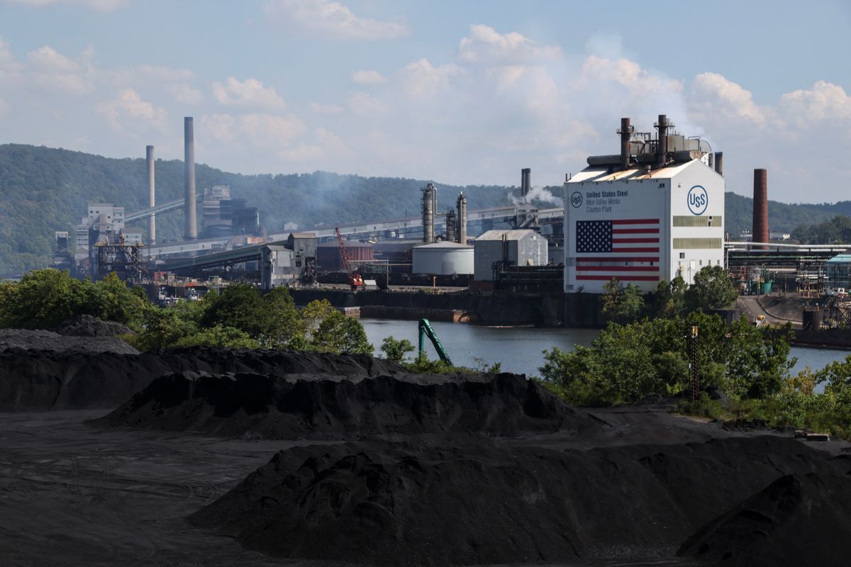 US Steel's Clairton Coke Works outside the city of Pittsburgh. 