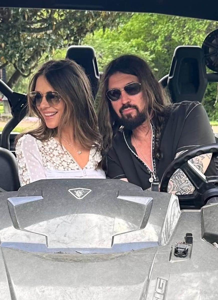 Elizabeth Hurley marked a milestone birthday alongside boyfriend Billy Ray Cyrus