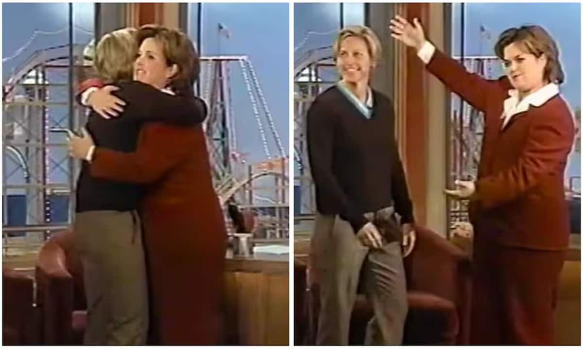 Ellen appeared on The Rosie O’Donnell show in 1996