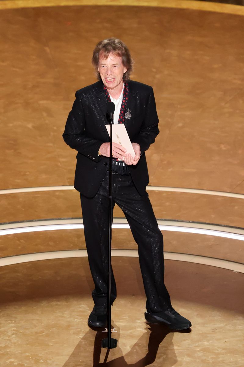 Mick Jagger at the 97th Oscars