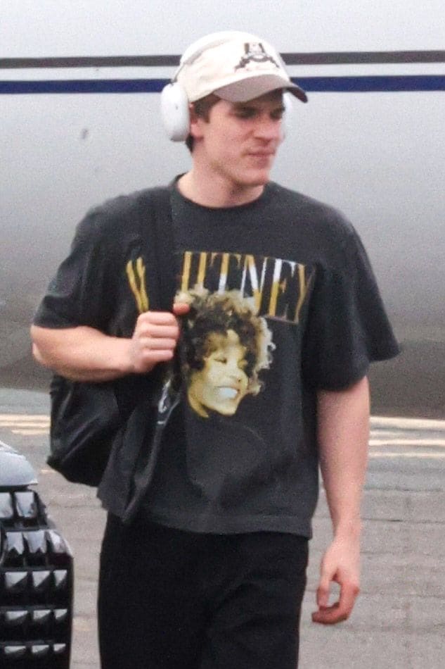 Matteo repping a vintage Whitney Houston tee.
