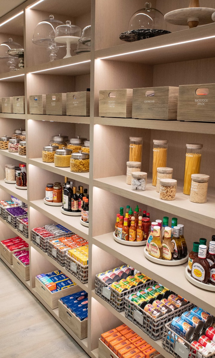 Khloe Kardashian's new pantry