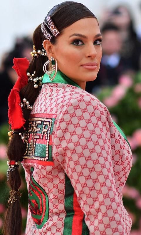 Ashley Graham with Gucci barrettes