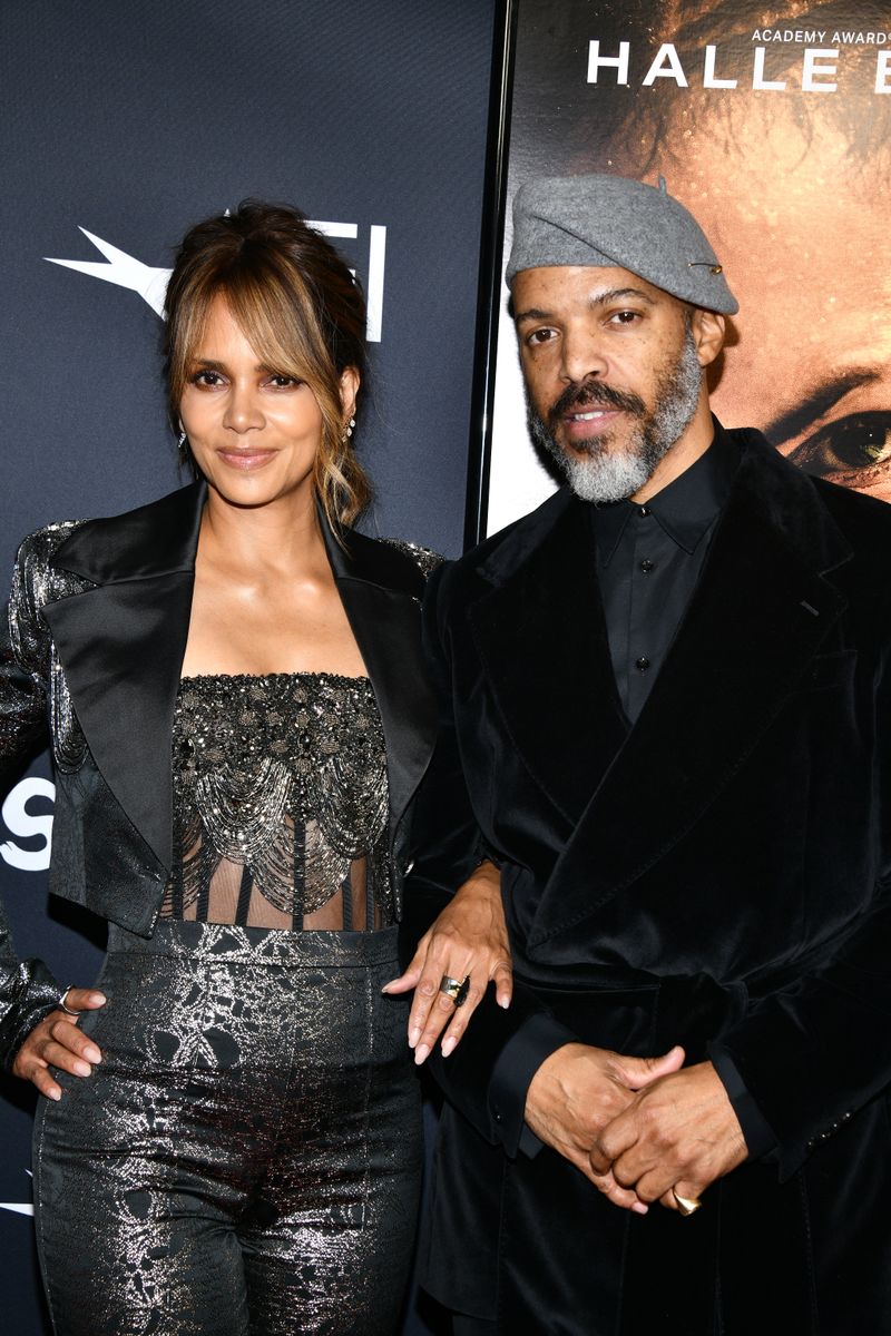 Halle Berry and Van Hunt attend the 2021 AFI Fest