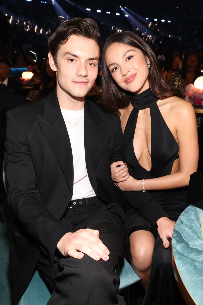 Louis Partridge and Olivia Rodrigo attended the 67th Annual GRAMMY Awards 