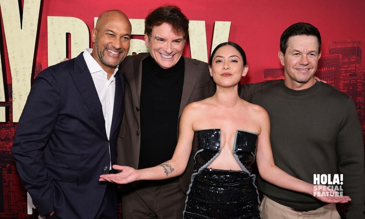 Keegan-Michael Key, Shane Black, Rosa Salazar, and Mark Wahlberg