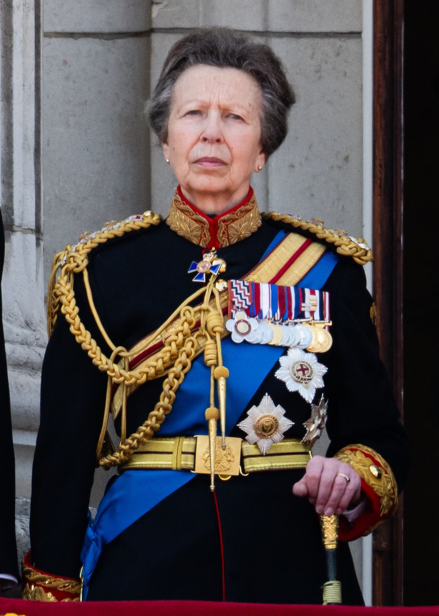 Princess Anne, Princess Royal, during Trooping the Colour 2025 on June 14, 2025 in London, England. 