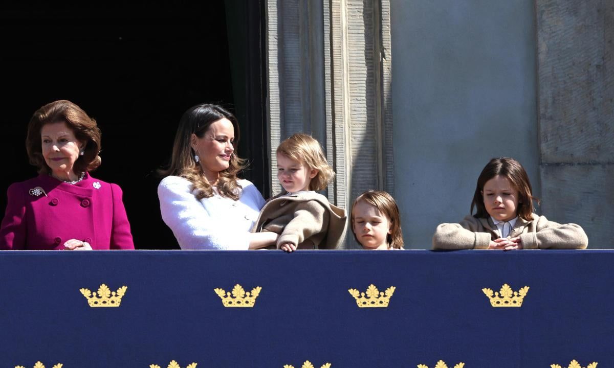 Sofia shares her three sons with her husband Prince Carl Philip, who is Queen Silvia's second child.