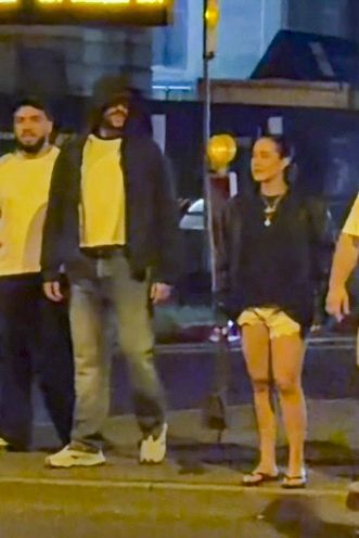 Bad Bunny and Gabriela Berlingeri were spotted together in Düsseldorf, Germany, ahead of the singer's sold-out DeBÍ TiRAR MáS FOToS World Tour shows.