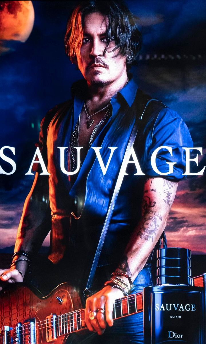 Johnny Depp Advert On Oxford Street In London