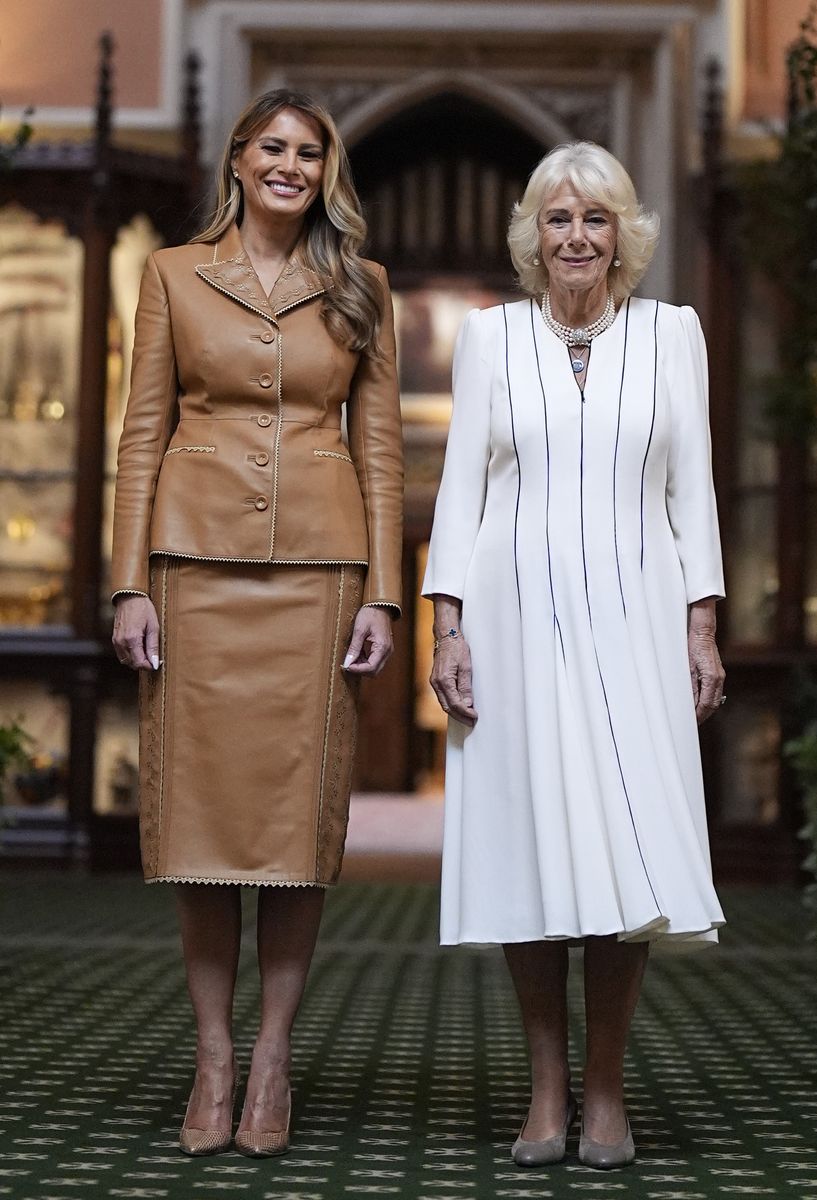 Queen Camilla and First Lady Melania Trump