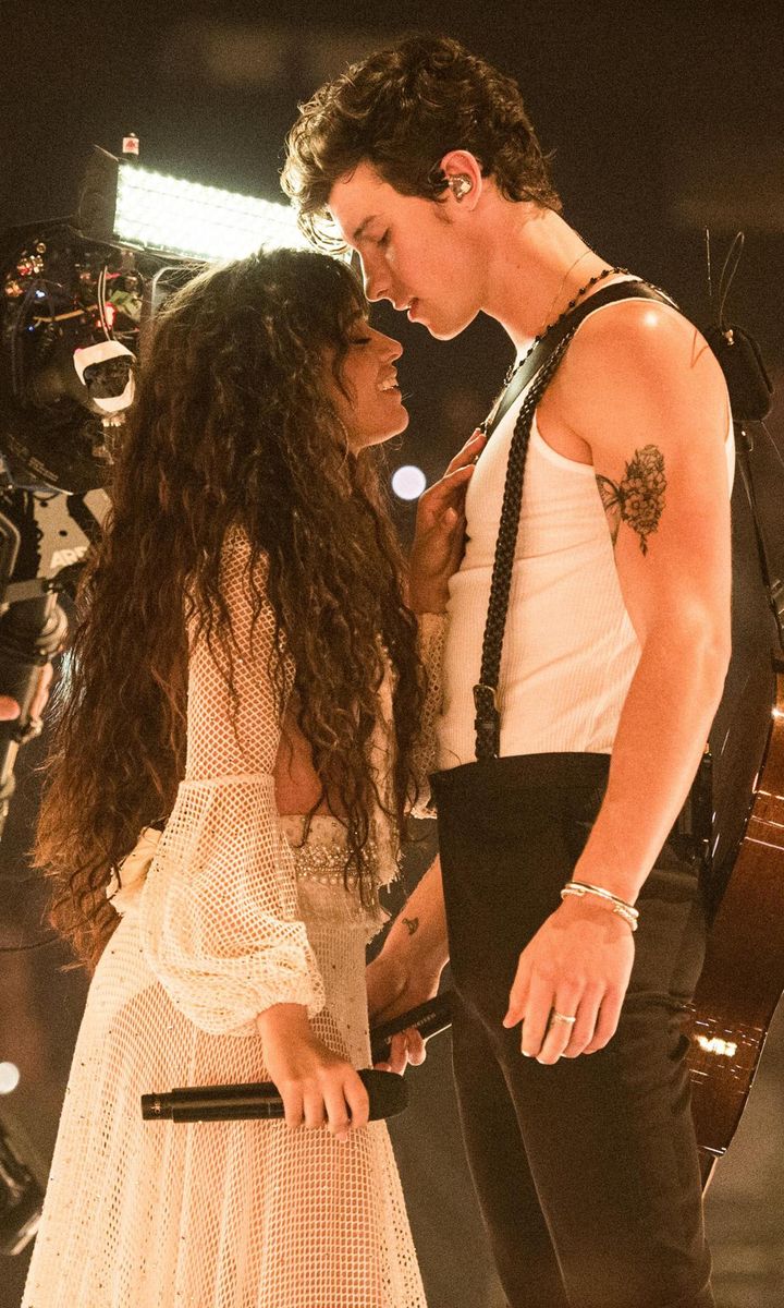 Shawn Mendes and Camila Cabello at MTV VMAs 2019