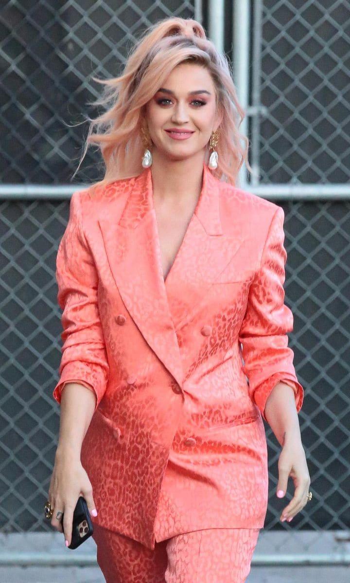 Katy Perry on her way to Jimmy Kimmel