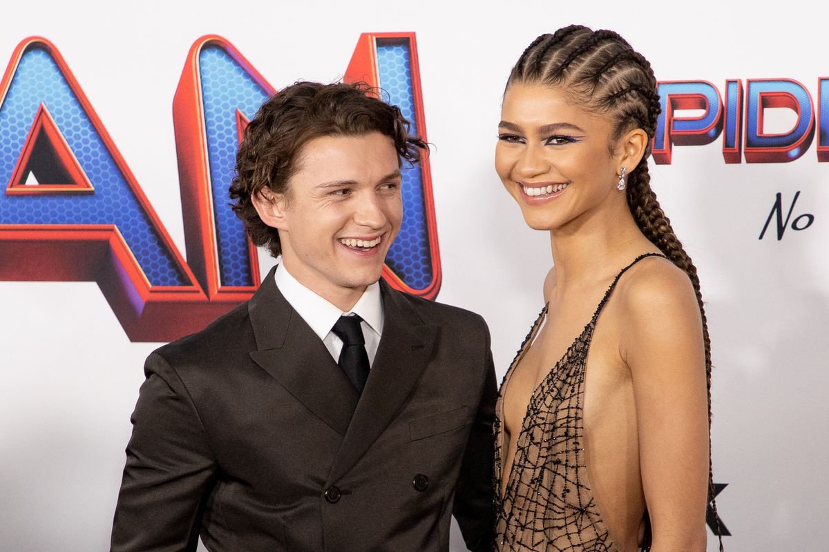 Tom Holland and Zendaya attend the Los Angeles premiere of Sony Pictures' 'Spider-Man: No Way Home'