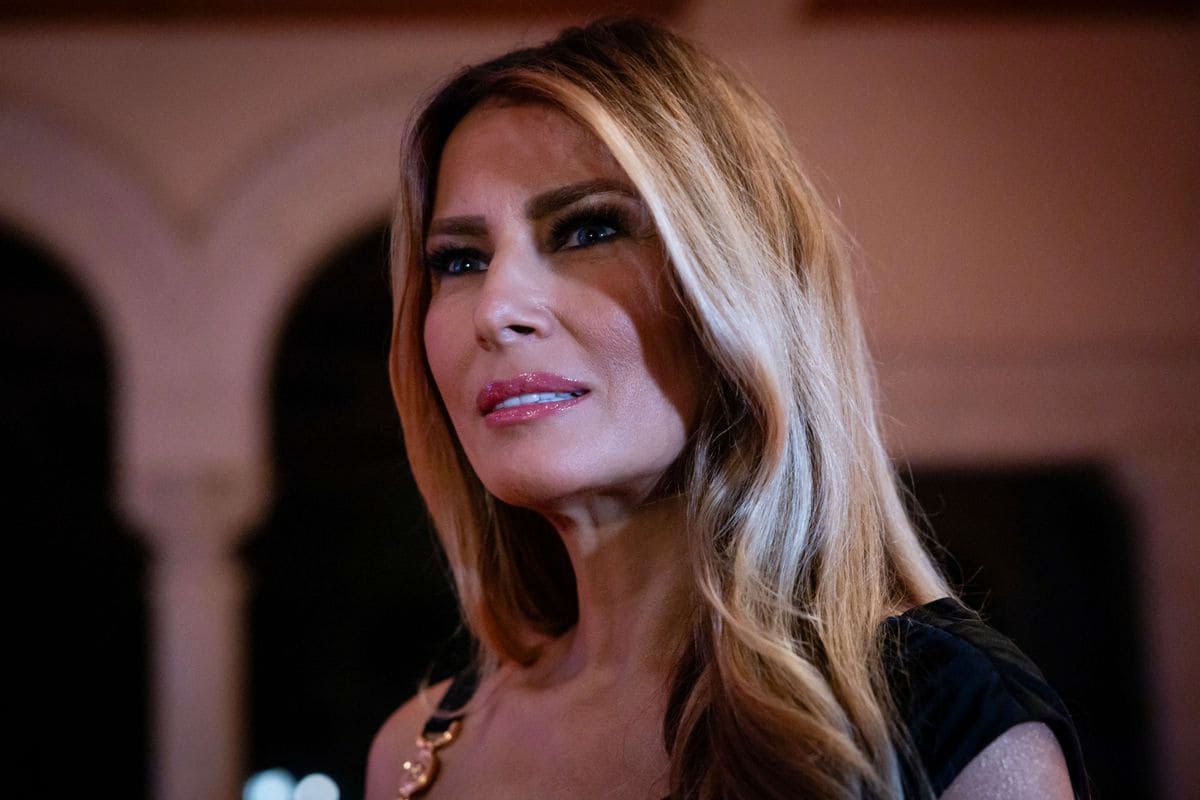 Melania Trump's stunning Versace dress steals the show at Mar-a-Lago's New Year’s Eve Party