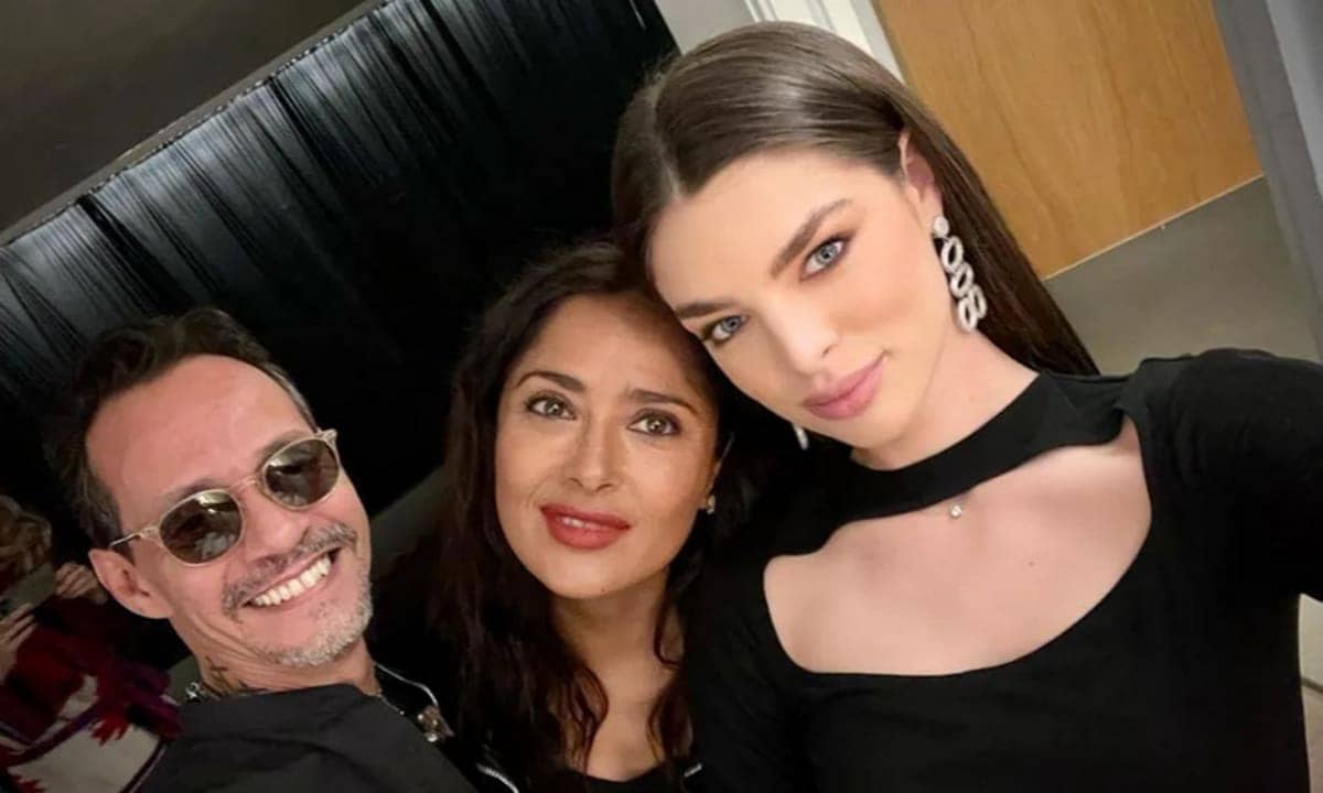 Marc Anthony, Salma Hayek and Nadia Ferreira Instagram