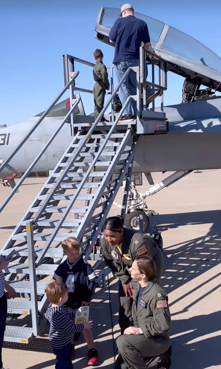 An all female team of pilots will do the 2023 Super Bowl flyover honoring 50 years of women flying in the U.S. Navy