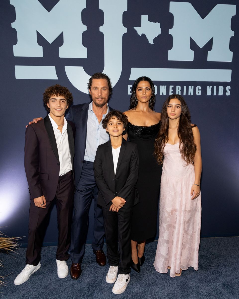 Matthew McConaughey and Camila Alves McConaughey share three kids—Levi, 17, Vida, 15, and Livingston, 12