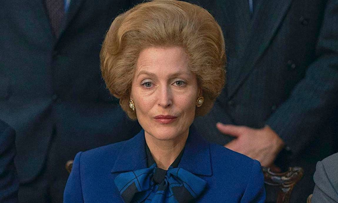 Gillian Anderson as Margaret Thatcher
