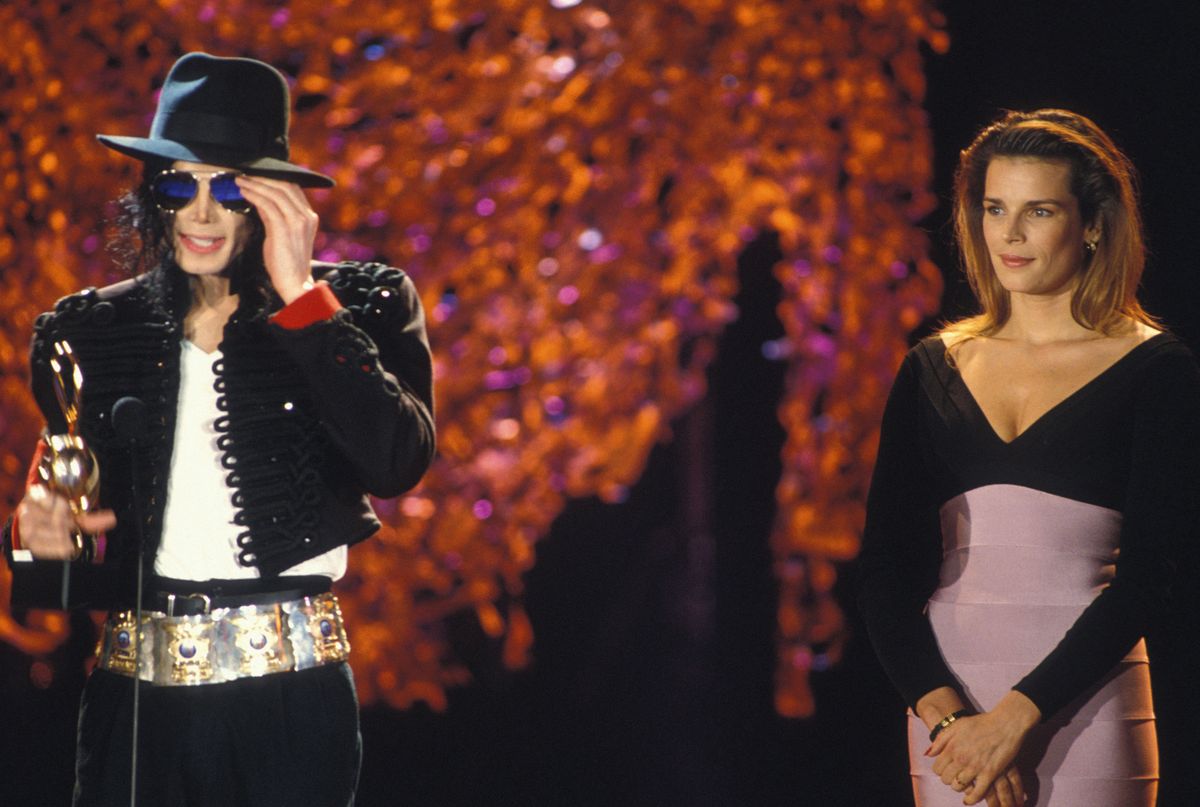 Michael Jackson and Princess Stephanie de Monaco at the World Music Awards 93 on May 12, 1993 in Monaco.