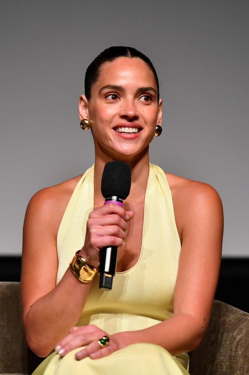  Adria Arjona speaks onstage during the Andor Season 2 FYC Event at the DGA Theater on May 31, 2025 in Los Angeles, California. (Photo by Alberto E. Rodriguez/Getty Images for Disney)