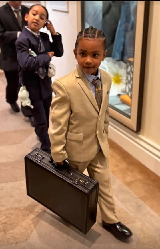 Kim Kardashian celebrates her law school graduation with her kids