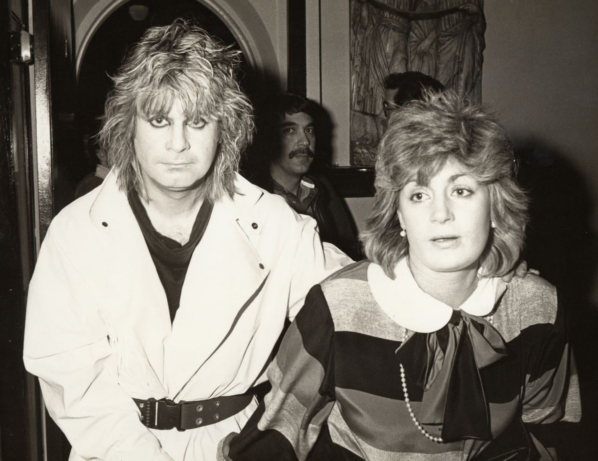 Ozzy Osbourne and Sharon Osbourne