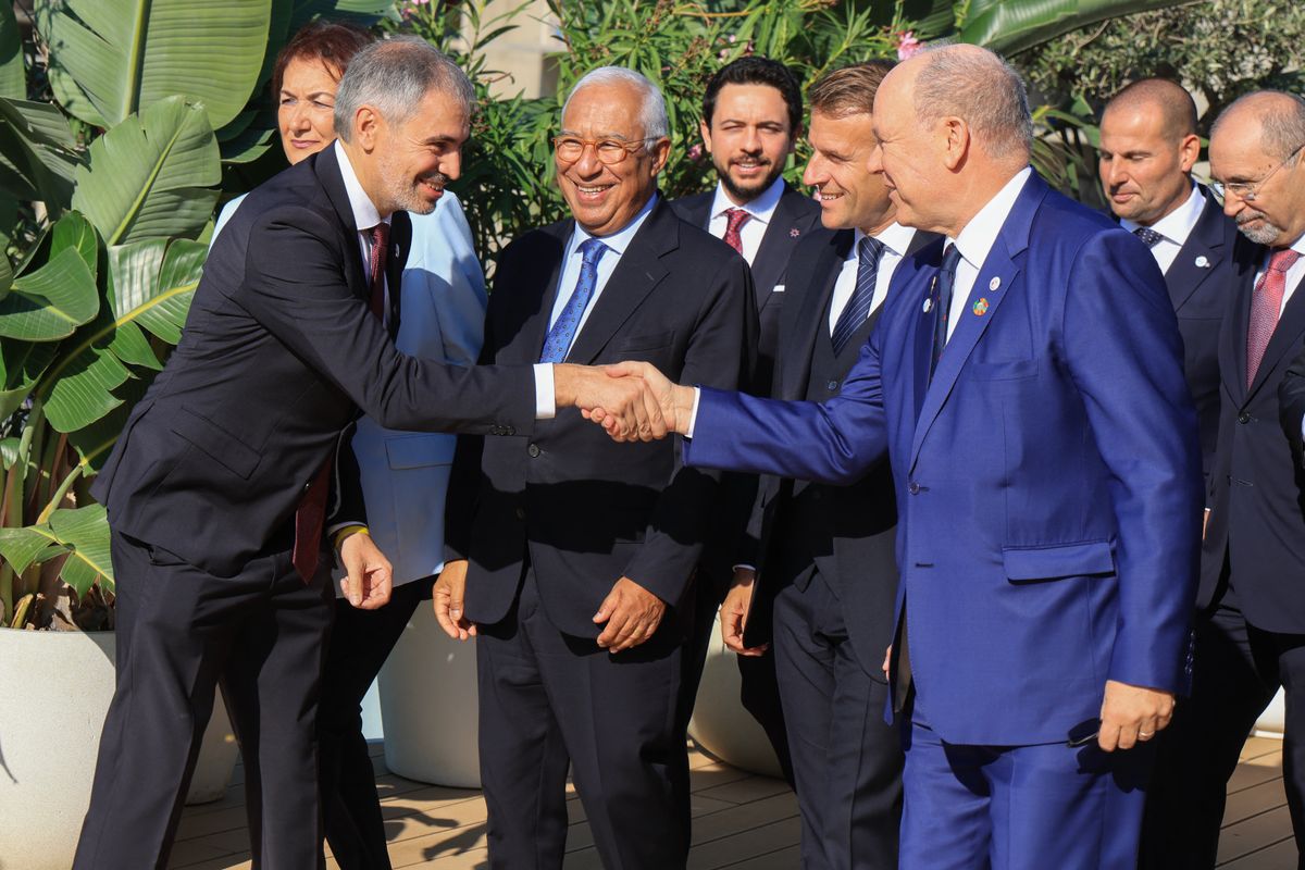 Prince Albert attended the MED9 summit in Split, Croatia, as guest of honor on October 7.