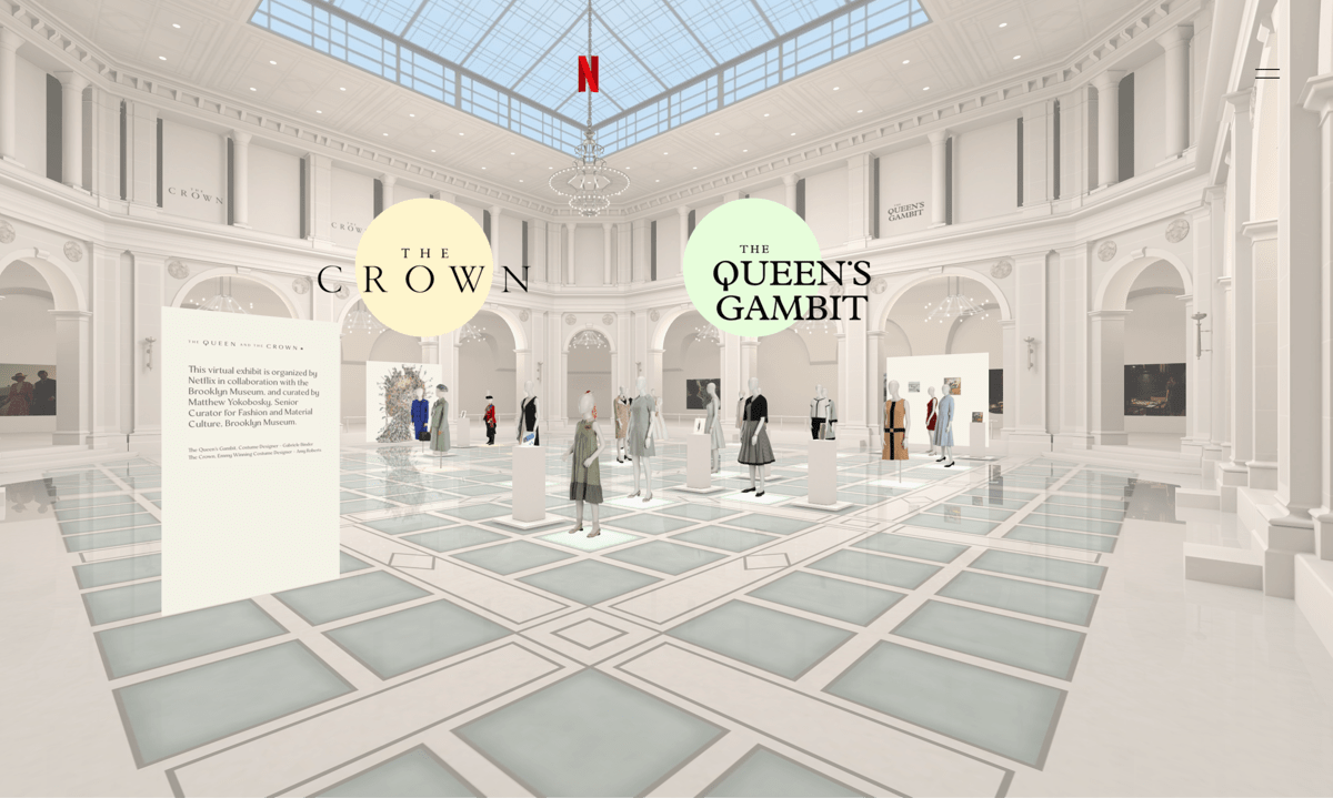 Go behind the scenes with Netflix and the Brooklyn Museum with this stunning online experience.