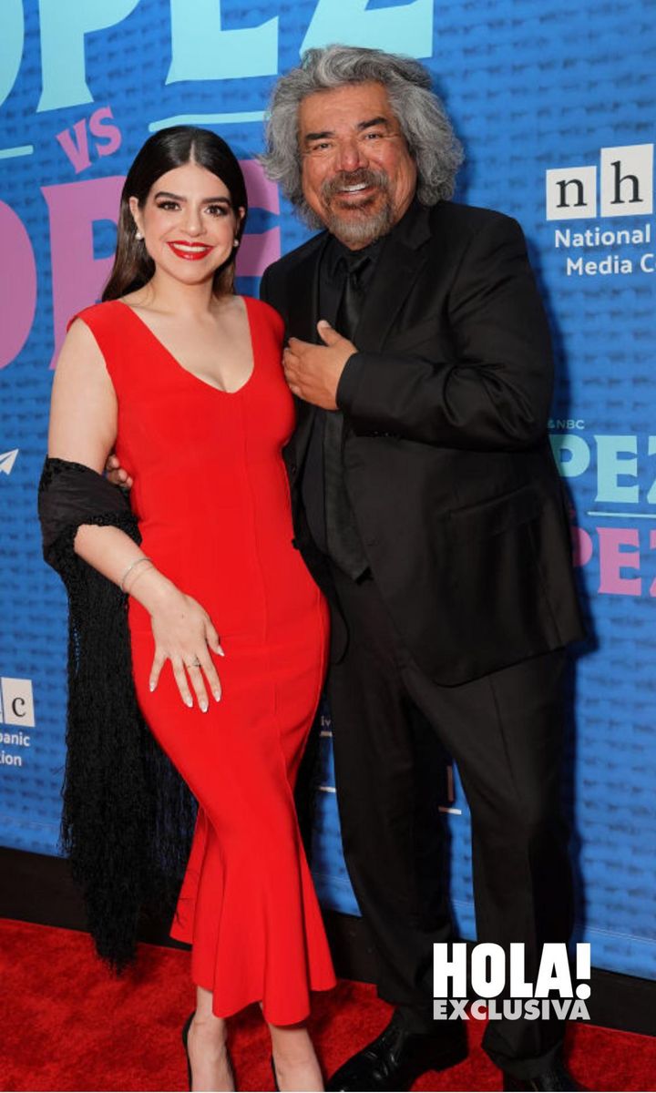 Mayan Lopez and her dad, George Lopez at their show’s “Screening & Reception” in Hollywood, CA on April 11, 2024