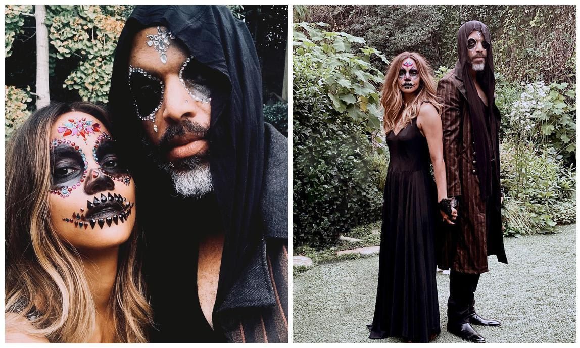 Halle Berry and Van Hunt halloween costumes
