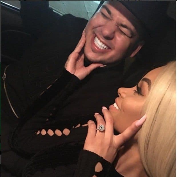 Rob and Chyna were engaged in April.
<br>
Photo: Instagram/@blacchyna
