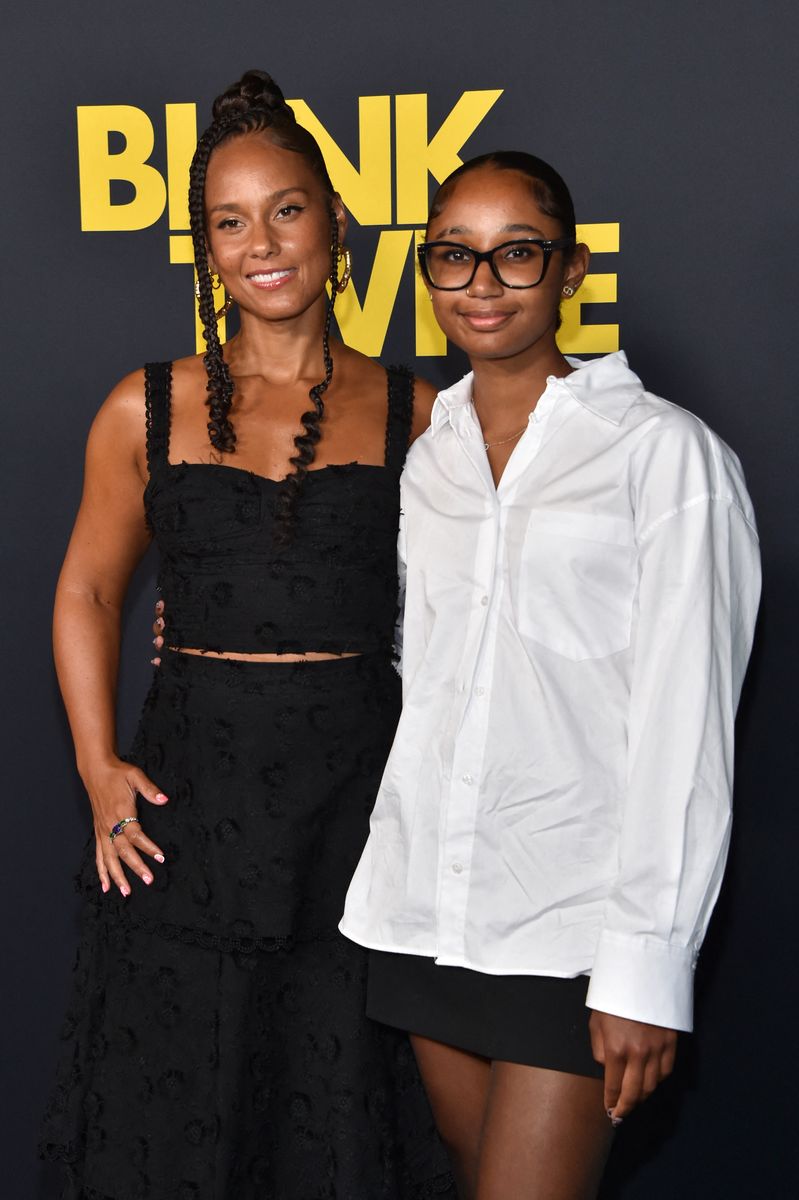 Alicia Keys and Nicole Dean at the premiere of 'Blink Twice'