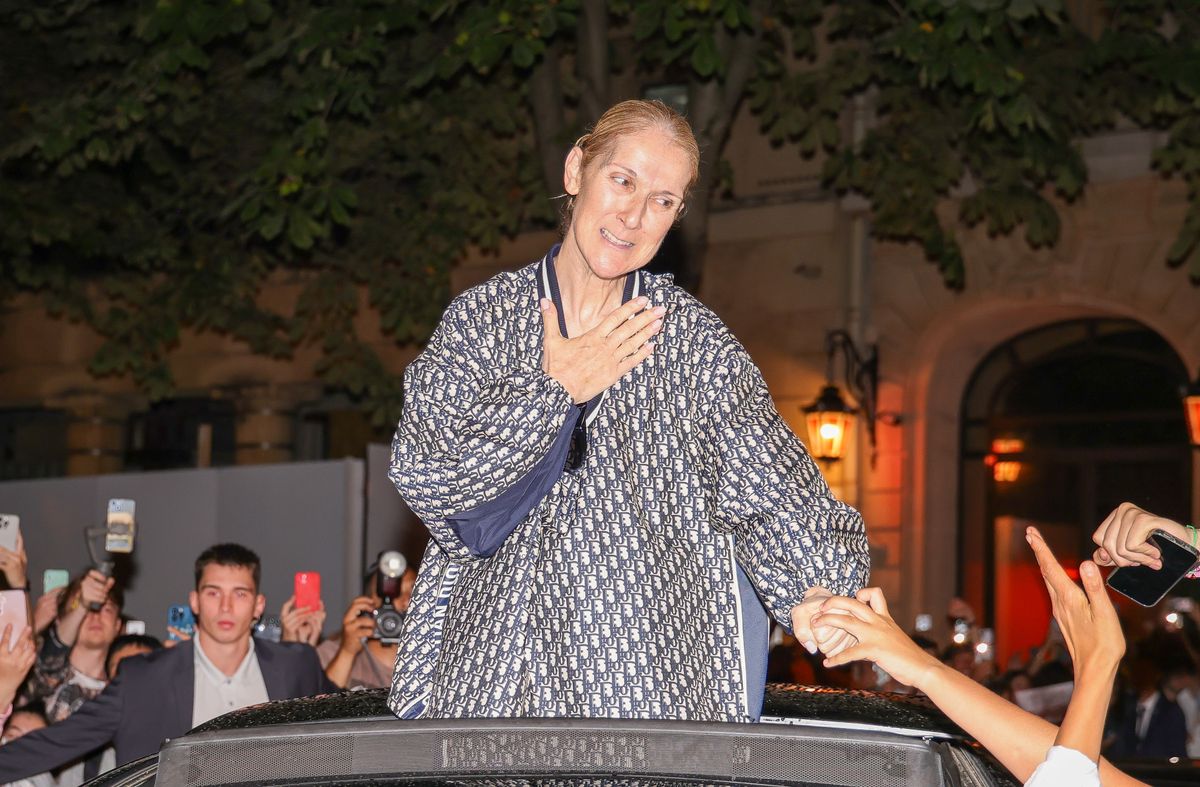Celine Dion on July 25, 2024 in Paris, France