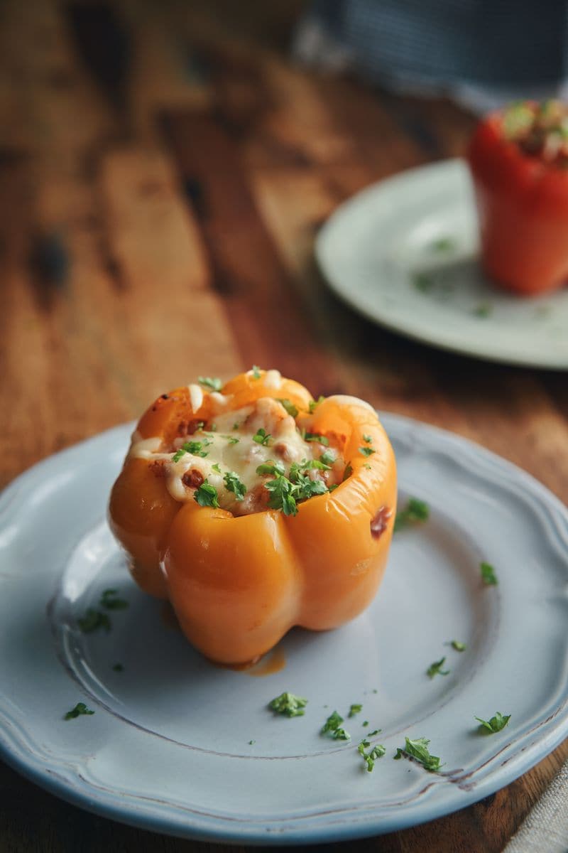 10. Stuffed Bell Peppers with Cauliflower Rice