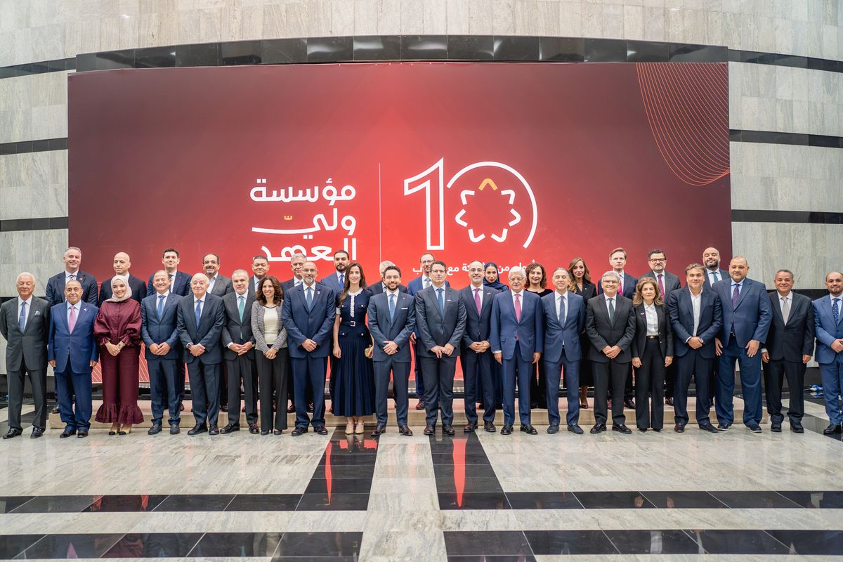 HRH Crown Prince Al Hussein, accompanied by HRH Princess Rajwa Al Hussein, attends the Crown Prince Foundation’s 10th anniversary celebration.