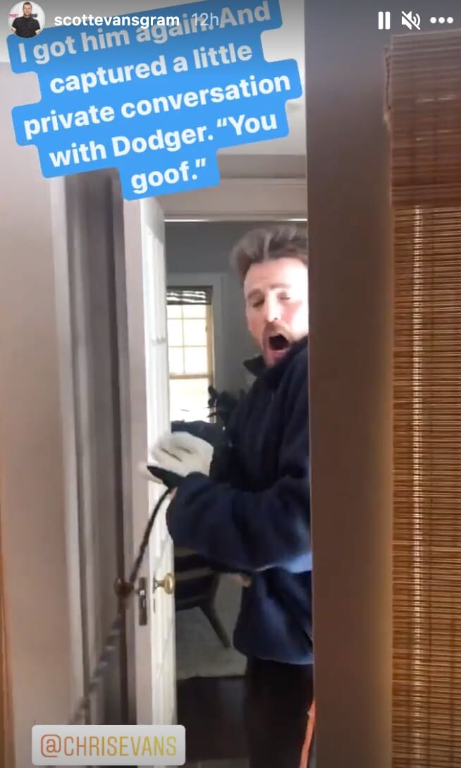chris evans brother prank video