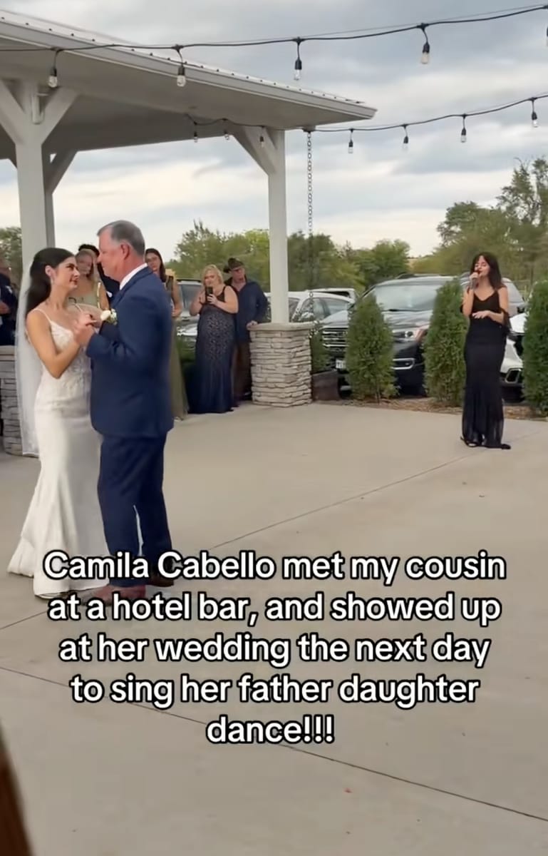 Cabello wrote 'First Man' about her own father, imagining how he might feel on her wedding day