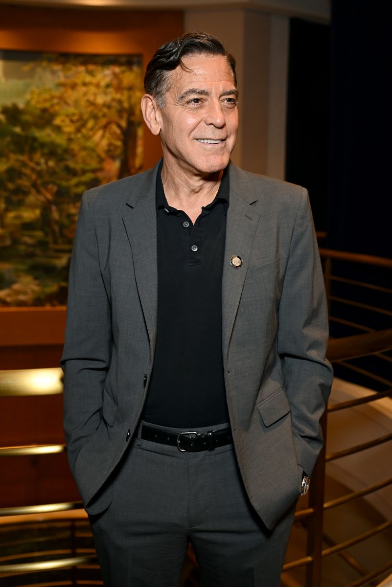 George Clooney brings star power to a softball at Central Park