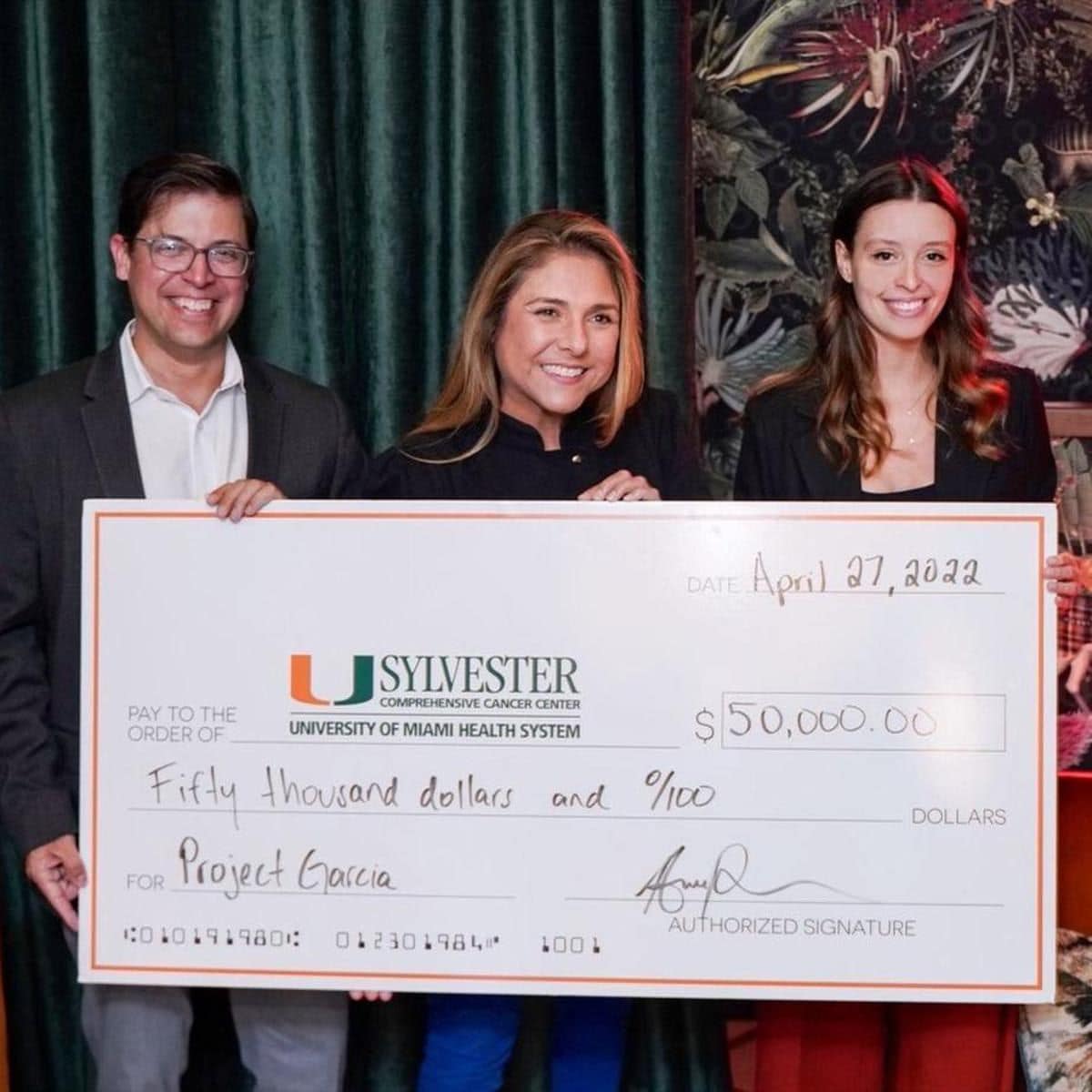 Chef Lorena Garcia celebrates the launch of a brain cancer research project to honor her brother