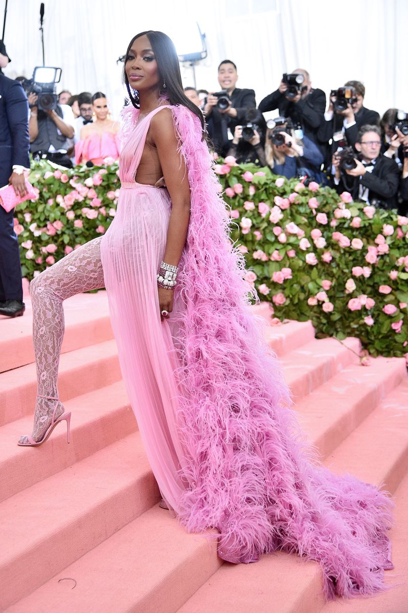 Naomi Campbell attends The 2019 Met Gala Celebrating Camp: Notes on Fashion at Metropolitan Museum of Art in New York City.