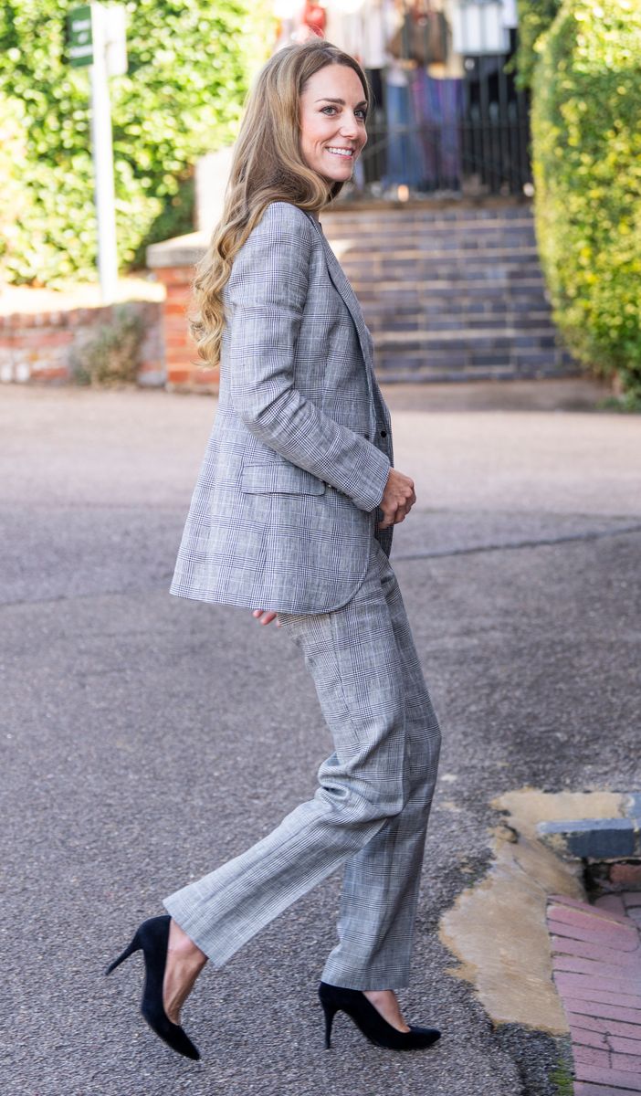 Kate Middleton Radiates Elegance in Prince of Wales Check Outfit