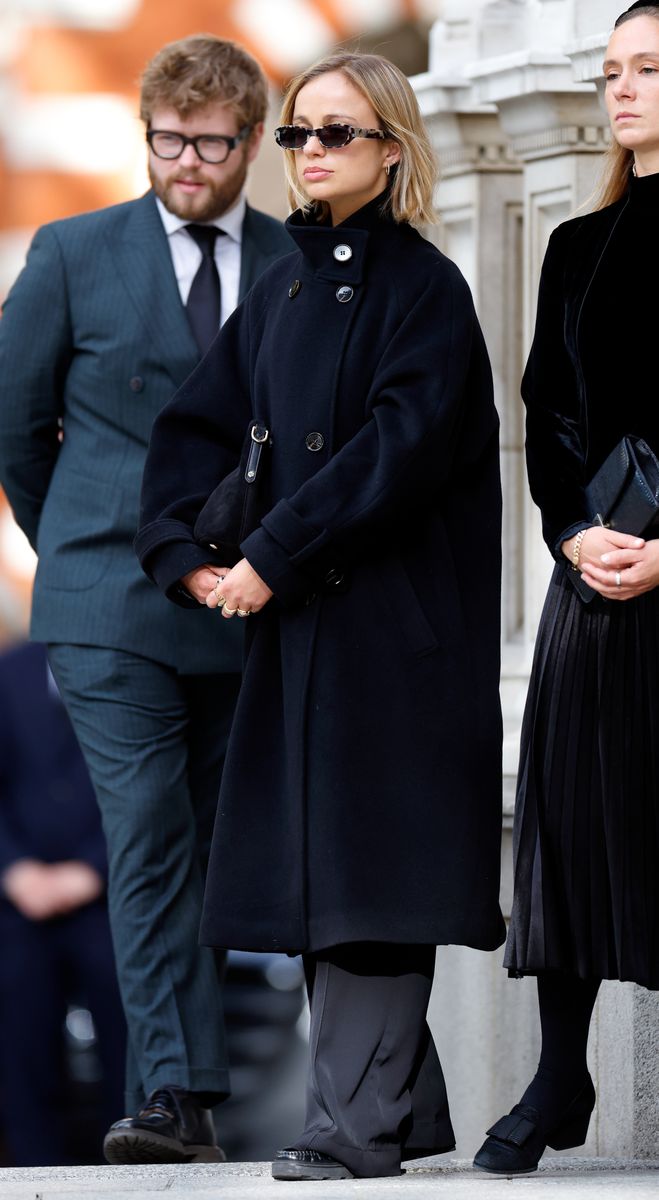 LONDON, UNITED KINGDOM - SEPTEMBER 15: (EMBARGOED FOR PUBLICATION IN UK NEWSPAPERS UNTIL 24 HOURS AFTER CREATE DATE AND TIME) Lady Amelia Windsor attends a Vigil for the Deceased with Rite of Reception and Vespers for the Dead for Katharine, Duchess of Kent ahead of her funeral tomorrow at Westminster Cathedral on September 15, 2025 in London, England. Katharine, Duchess of Kent was married Prince Edward, Duke of Kent, the first cousin of Queen Elizabeth II. She died on September 4 at the age of 92 at Kensington Palace surrounded by her family. Having converted to Catholicism in 1994, her funeral will take place at Westminster Cathedral and will be the first Catholic funeral to be held for a member of the royal family in modern British history. (Photo by Max Mumby/Indigo/Getty Images)